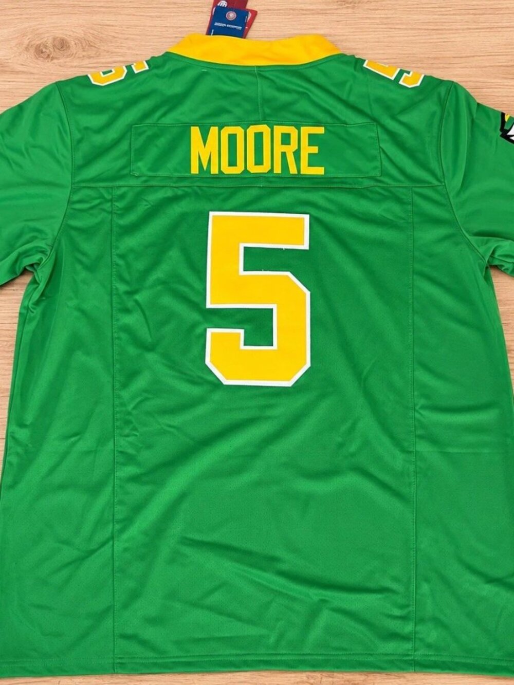 Dante Moore Vapor Green Jersey Stitched
